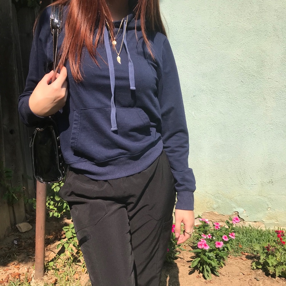 Navy blue hoodie🥶